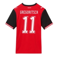 Camiseta Austria Michael Gregoritsch #11 Primera Equipación Replica Mundial 2026 mangas cortas